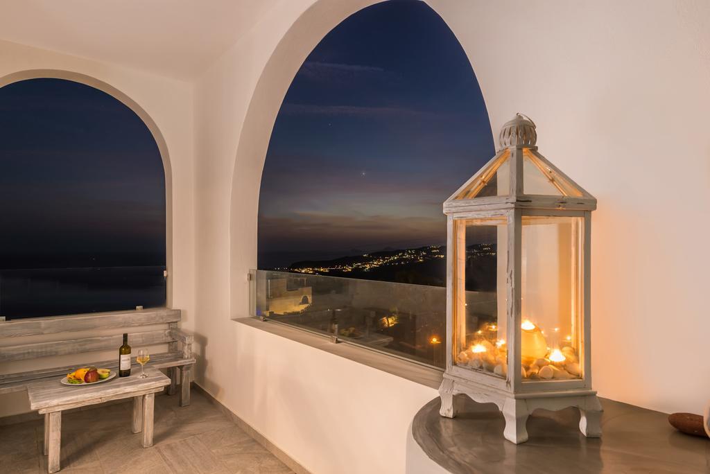 Aspronisi Luxury Villa With Caldera View Мегалохори Экстерьер фото